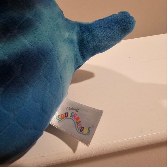 Squishmallows 14inch Damien The Blue Textured Dinosaur‎ Child's Ultra Soft - Picture 5 of 8